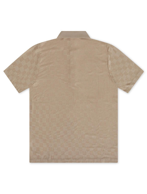 KUWALLA JACQUARD POLO - BEIGE KUWALLA