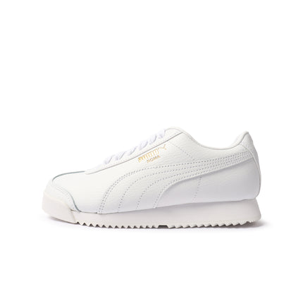 Puma Big Kids Roma Basic - White/Gold