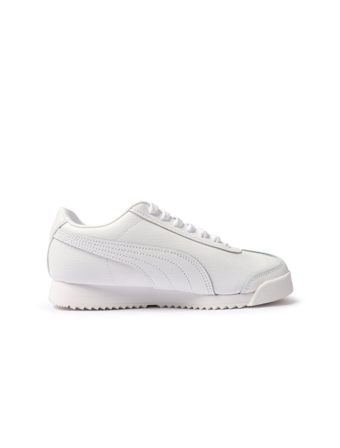 Puma Big Kids Roma Basic - White/Gold