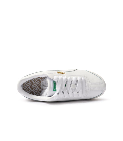 Puma Big Kids Roma Basic - White/Gold