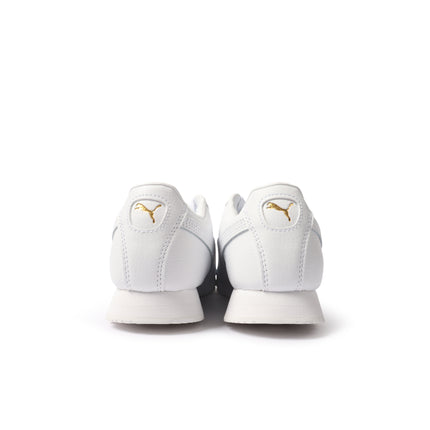 Puma Big Kids Roma Basic - White/Gold