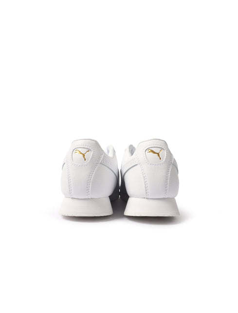 Puma Big Kids Roma Basic - White/Gold