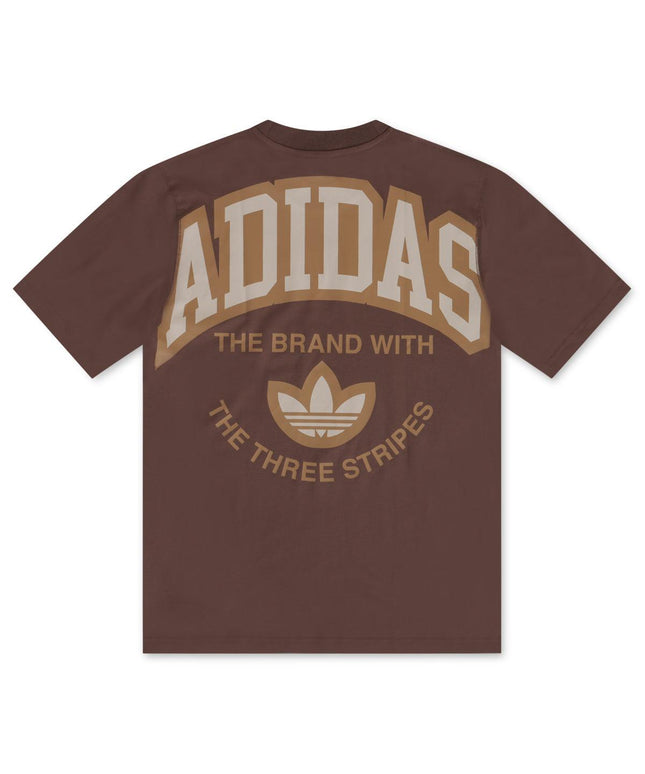 ADIDAS MENS VRCT TEE - BROWN ADIDAS