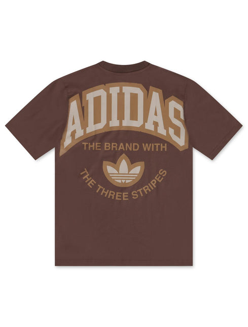 ADIDAS MENS VRCT TEE - BROWN ADIDAS