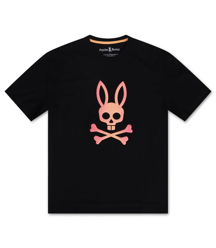 PSYCHO BUNNY NORWOOD GRAPHIC TEE - BLACK PSYCHO BUNNY