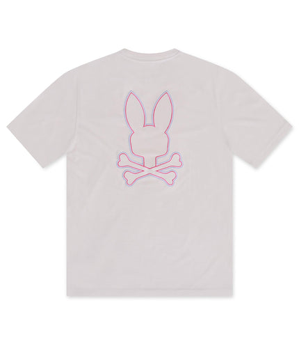 PSYCHO WASTERLO BACK GRAPHIC TEE - NATURAL LINEN PSYCHO BUNNY