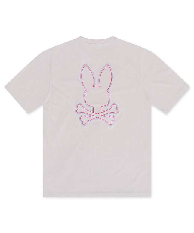 PSYCHO WASTERLO BACK GRAPHIC TEE - NATURAL LINEN PSYCHO BUNNY