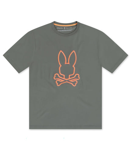 PSYCHO BUNNY FLOYD GRAPHIC TEE - AGAVE GREEN PSYCHO BUNNY