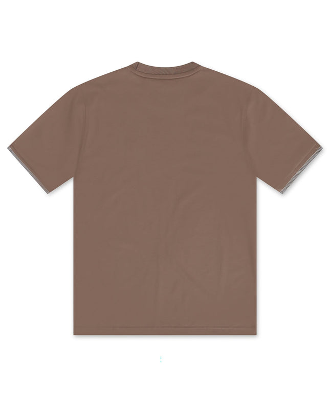 PSYCHO BUNNY QUEENSBURY TEE - ANTIQUE TAUPE PSYCHO BUNNY