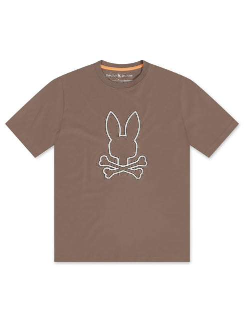 PSYCHO BUNNY FLOYD TEE - ANTIQUE TAUPE PSYCHO BUNNY