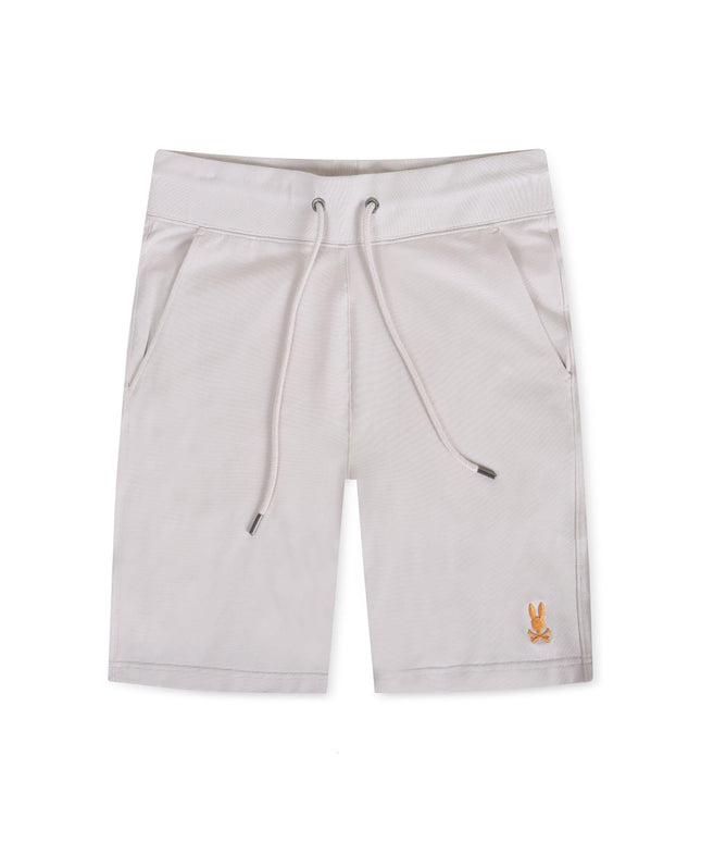 PSYCHO BUNNY FLOYD MICRO FRENCH TERRY SWEATSHORTS - NATURAL LINEN PSYCHO BUNNY