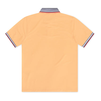 PSYCHO BUNNY PORTLAND SPORT MESH POLO - MOCK ORANGE PSYCHO BUNNY
