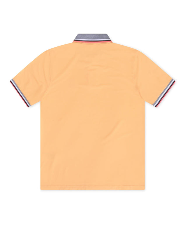 PSYCHO BUNNY PORTLAND SPORT MESH POLO - MOCK ORANGE PSYCHO BUNNY