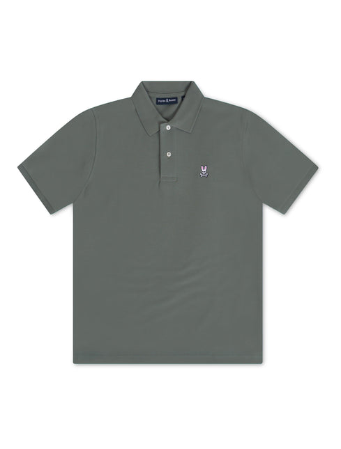 PSYCHO BUNNY CLASSIC PIQUE POLO - AGAVE GREEN PSYCHO BUNNY