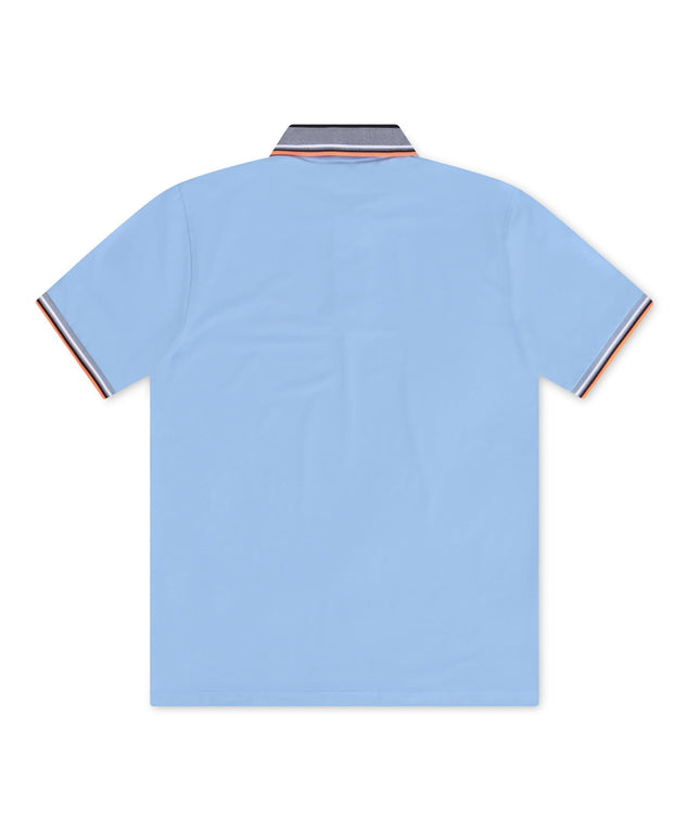 PSYCHO BUNNY PORTLAND SPORT MESH POLO - SERENITY PSYCHO BUNNY