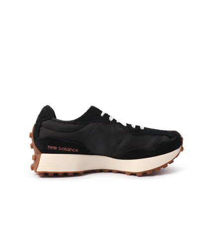 New Balance Womens 327 Shoes - Black Gum