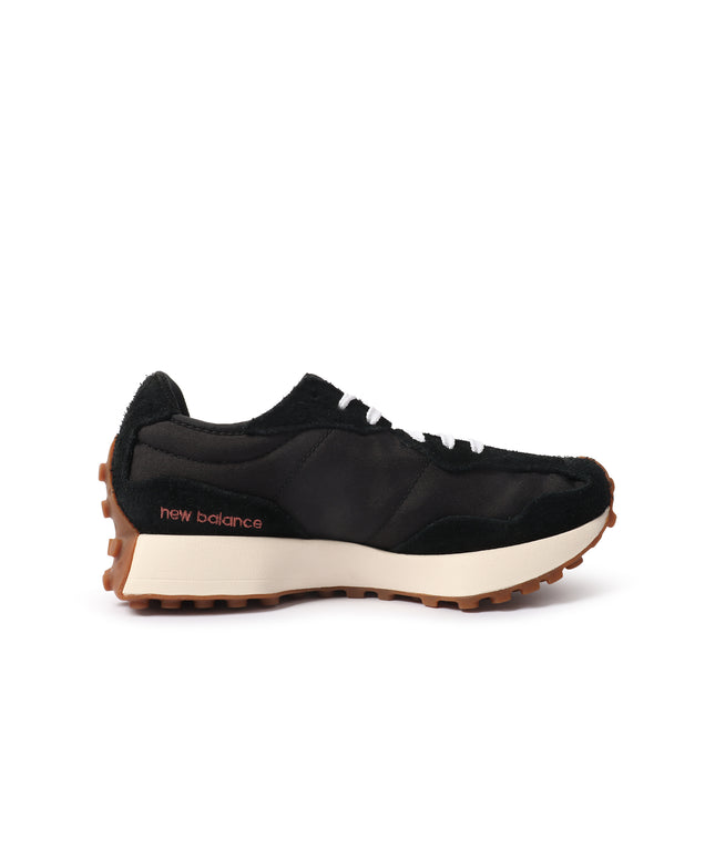 New Balance Womens 327 Shoes - Black Gum
