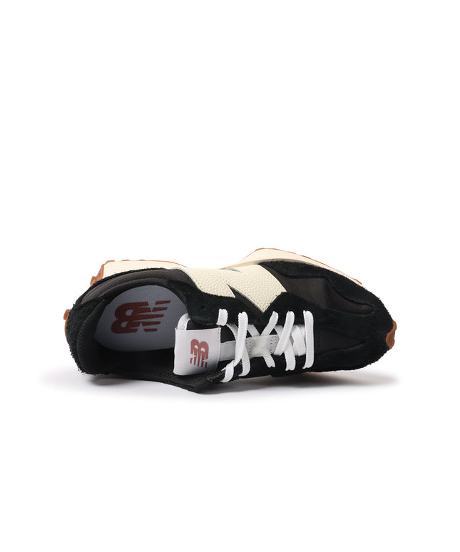 New Balance Womens 327 Shoes - Black Gum