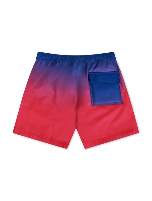 PSYCHO BUNNY MENS MALTA OMBRE COLOR CHANGINGSWIM TRUNK - ROYAL PSYCHO BUNNY