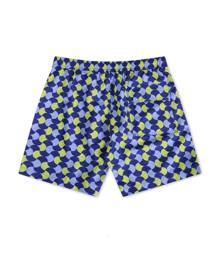 PSYCHO BUNNY MENS COLCHESTER SWIM TRUNK - ROYAL PSYCHO BUNNY