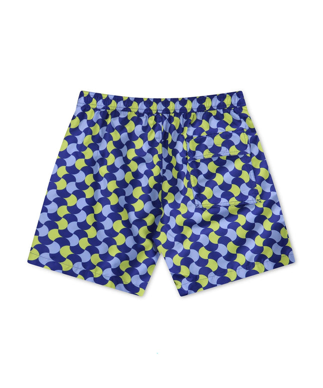 PSYCHO BUNNY MENS COLCHESTER SWIM TRUNK - ROYAL PSYCHO BUNNY