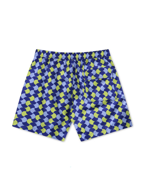 PSYCHO BUNNY MENS COLCHESTER SWIM TRUNK - ROYAL PSYCHO BUNNY