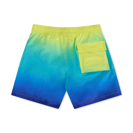 Psycho Bunny Men's Malta Ombre Color Changing Swim Trunk