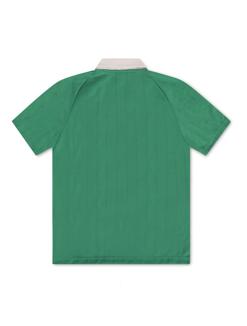 ADIDAS MENS STRIPED JERSEY - GREEN ADIDAS