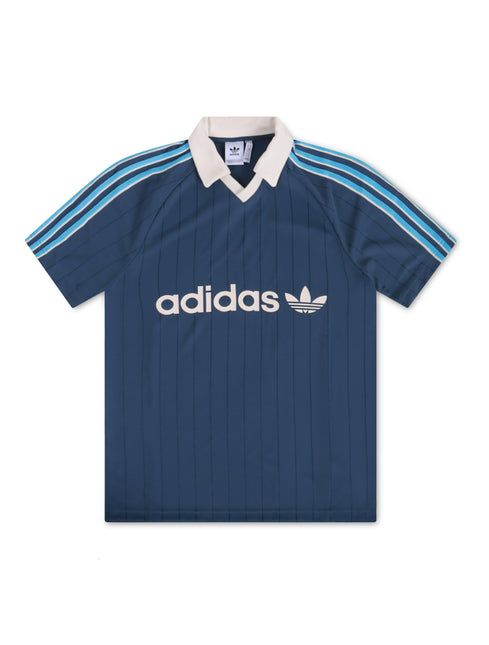 ADIDAS MENS STRIPED JERSEY - BLUE ADIDAS