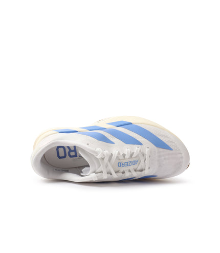Adidas Womens Adizero Evo Shoes - White/Blue Fusion
