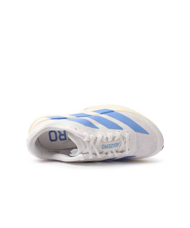Adidas Womens Adizero Evo Shoes - White/Blue Fusion