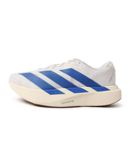 Adidas Mens Adizero Evo Shoes - White/Royal Blue