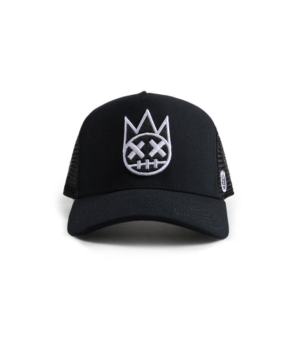 CULT OF INDIVIDUALITY CLEAN LOGO TRUCKER HAT - BLACK CULT OF INDIVIDUALITY