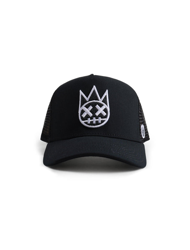 CULT OF INDIVIDUALITY CLEAN LOGO TRUCKER HAT - BLACK CULT OF INDIVIDUALITY