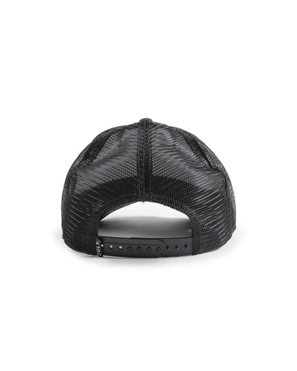 CULT OF INDIVIDUALITY PAISLEY MESH TRUCKER HAT - BLACK/WHITE CULT OF INDIVIDUALITY