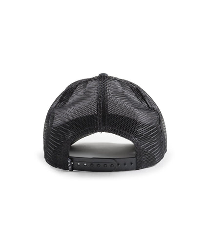 CULT OF INDIVIDUALITY MESH CURVED TRUCKER - BLACK CULT OF INDIVIDUALITY