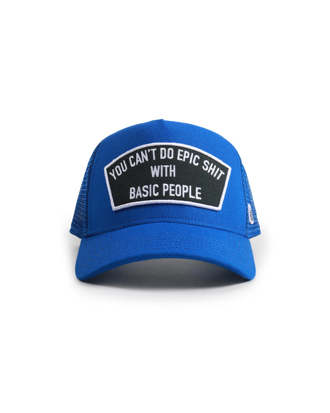 CULT OF INDIVIDUALITY EPIC SHIT TRUCKER HAT - ROYAL BLUE