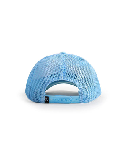 ALMOST SOMEDAY FLOURISH SNAPBACK HAT - SKY BLUE ALMOST SOMEDAY