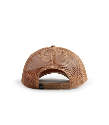 ALMOST SOMEDAY RETRO TRUCKER HAT - BROWN ALMOST SOMEDAY