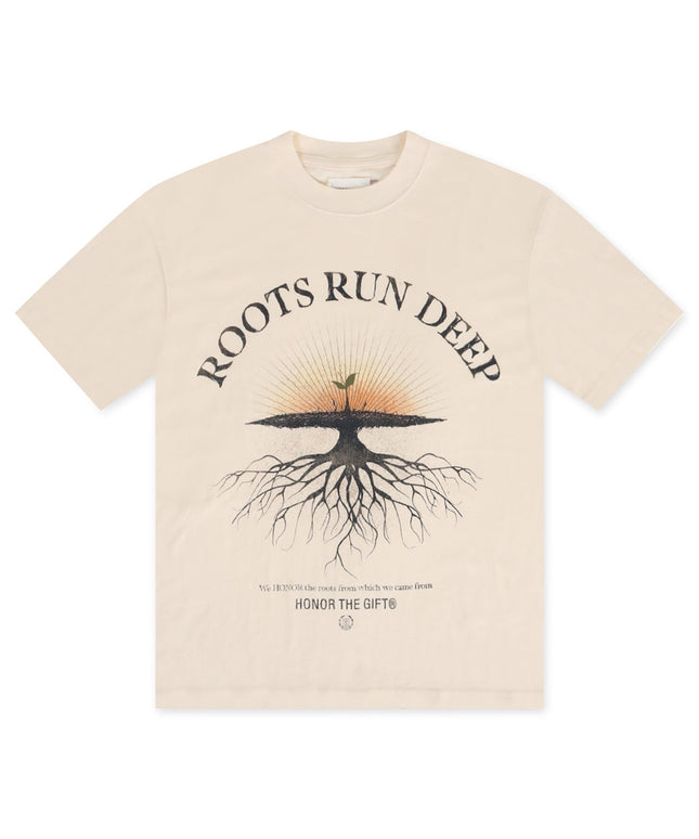 HONOR THE GIFT ROOTS RUN DEEP TEE - BONE HONOR THE GIFT