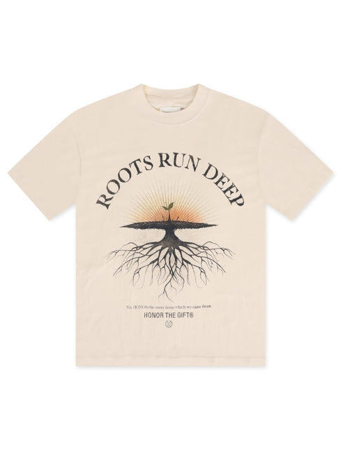 HONOR THE GIFT ROOTS RUN DEEP TEE - BONE HONOR THE GIFT