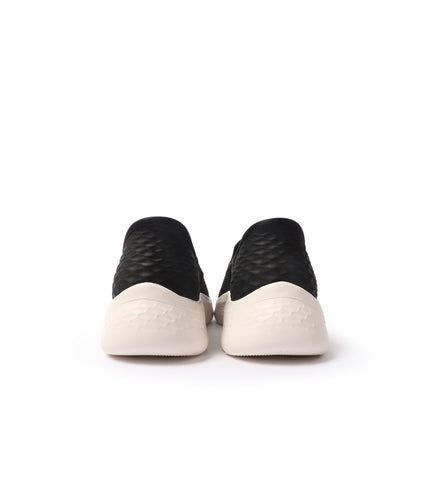Skechers Womens Walk Flex Shoes - Black/ White