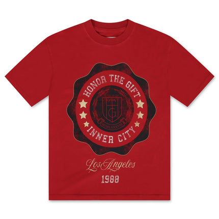 HONOR THE GIFT SEAL LOGO TEE - BRICK HONOR THE GIFT
