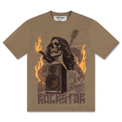 Bkys Rockstar Oversized Tee - Brown