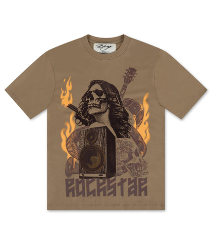 BKYS ROCKSTAR OVERSIZED TEE - BROWN BKYS