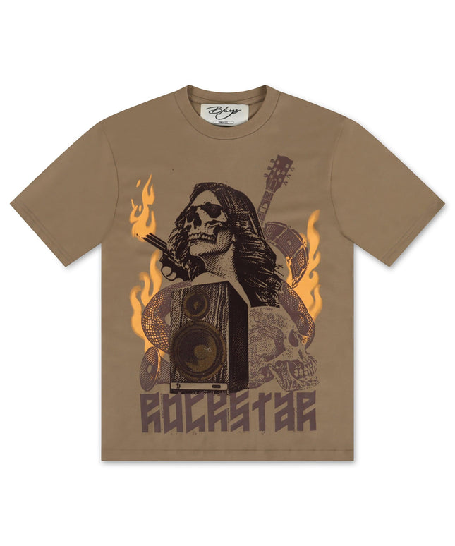 BKYS ROCKSTAR OVERSIZED TEE - BROWN BKYS