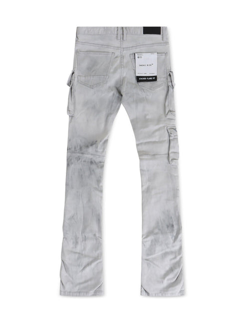 SMOKE RISE UTILITY MULTI CARGO PANTS -  SUNSET GREY SMOKE RISE