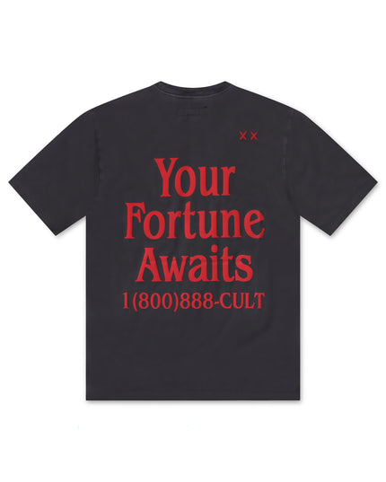 CULT OF INDIVIDUALITY FORTUNE TEE - VINTAGE CHARCOAL