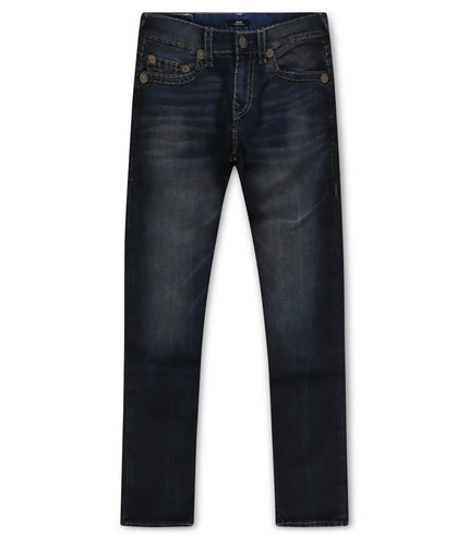 TRUE RELIGION ROCCO SUPER T SKINNY JEANS - DARK WASH TRUE RELIGION