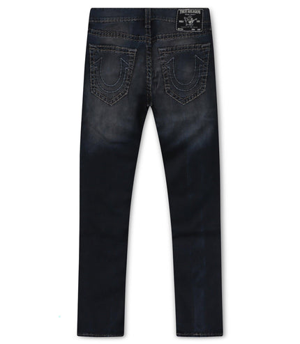 TRUE RELIGION ROCCO SUPER T SKINNY JEANS - DARK WASH TRUE RELIGION